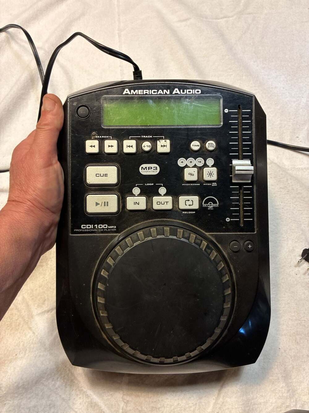 Lot of 2 American Audio CDI-100 MP3 Professional CD Player